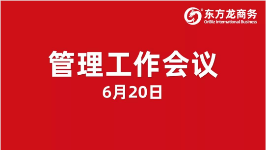 東方龍商務集團舉行管理工作會議，打造卓越委托招商職業經理人，適應集團擬上市管理要求！